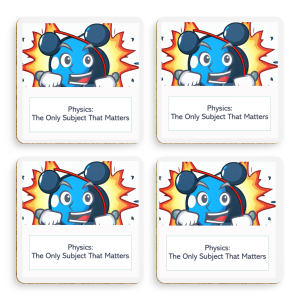 Pack of 4 Coasters Physics The Only Subject That Matters